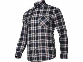 Koszula flanelowa granatowo-beżowa, 120g/m2, 3XL, CE, LAHTI PRO
