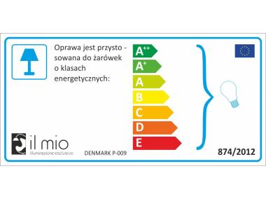 Zdjęcie: Lampa wisząca Denmark czarna IL MIO