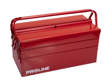 Zdjęcie: Skrzynka narzędziowa metalowa 430mm 5-częściowa, PROLINE