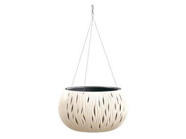 Zdjęcie: Doniczka Bowl Sandy WS krem 370x210 mm PROSPERPLAST