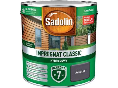 Zdjęcie: Impregnat Classic Hybrydowy antracyt 2,5 L SADOLIN