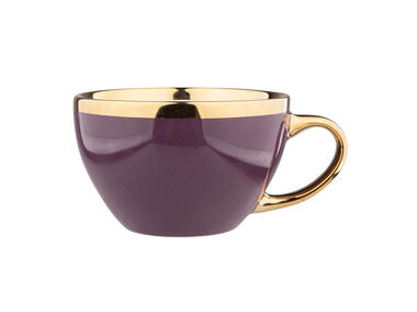 Zdjęcie: Filiżanka Jumbo Aurora Gold 400 ml fiolet ALTOMDESIGN
