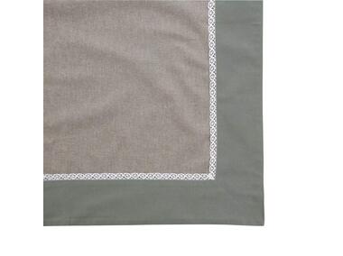 Zdjęcie: Obrus 80x80 cm oliwkowy wykończenie koronkowe ALTOMDESIGN