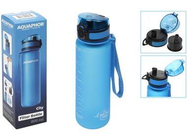 Zdjęcie: Butelka filtrująca 500 ml City niebieska AQUAPHOR