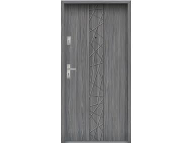 Zdjęcie: Drzwi wejściowe do mieszkań Bastion N-53 Mokka 90 cm prawe ODR KR CENTER