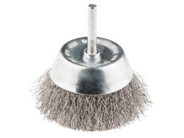 Zdjęcie: Szczotka druciana doczołowa z trzpieniem 50 mm, inox GRAPHITE