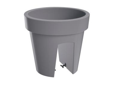 Zdjęcie: Donica Lofly Railing kamienny szary 25 cm PROSPERPLAST