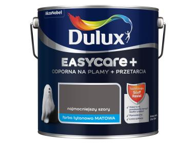 Zdjęcie: Farba lateksowa EasyCare+ Najmocniejszy Szary 2,5 L DULUX