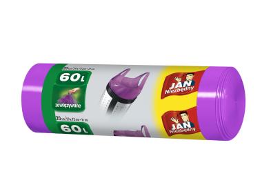 Zdjęcie: Worki na śmieci 60 L - 20 szt. JAN NIEZBĘDNY