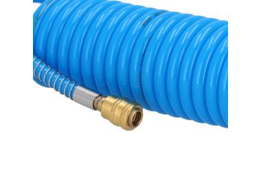 Zdjęcie: Wąż pneumatyczny spiralny PU uzbrojony 10 m fi 12 x 8 mm AIRPRESS