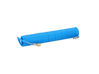 Zdjęcie: Wąż pneumatyczny spiralny PU uzbrojony 10 m fi 12 x 8 mm AIRPRESS