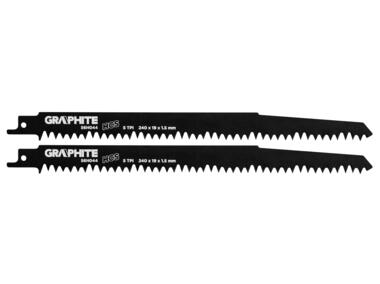 Zdjęcie: Brzeszczot do piły szablastej HCS, 240 x 19 x 1.5 mm, 5TPI GRAPHITE