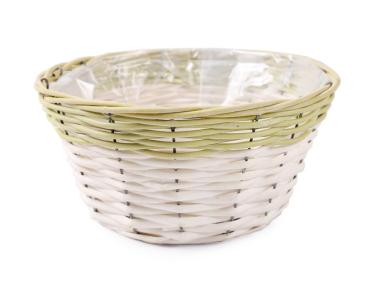 Zdjęcie: Osłonka wiklinowa na doniczkę 25x25x13 cm TIN TOURS