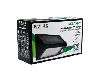 Zdjęcie: Lampa solarna Box z czujnikiem ruchu i zmierzchu POLUX