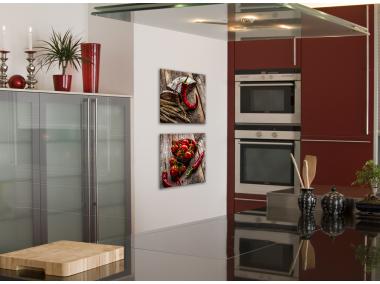 Zdjęcie: Obraz Glasspik 20x20 cm Gl171 Peppers2B
 STYLER