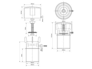 Zdjęcie: Zawór napowietrzający kanalizacyjny 50 mm MCALPINE
