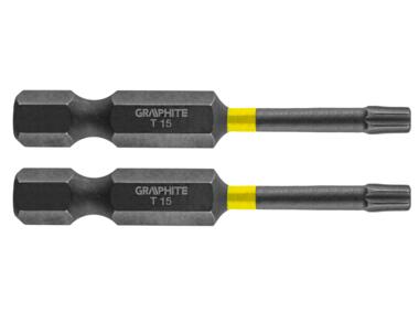 Zdjęcie: Bity udarowe TX15 x 50 mm- 2 szt. GRAPHITE