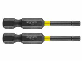Bity udarowe TX15 x 50 mm- 2 szt. GRAPHITE