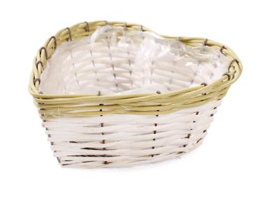 Zdjęcie: Osłonka doniczkowa w kaształcie serca 25x25x11 cm TIN TOURS