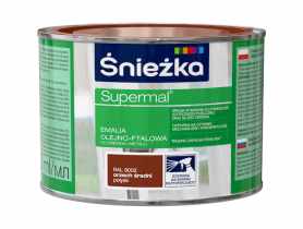 Emalia Supermal orzech średni RAL8002 0,4L ŚNIEŻKA