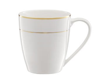 Zdjęcie: Kubek porcelanowy 360 ml Aura Gold AMBITION
