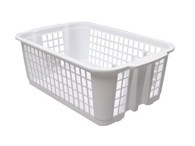 Zdjęcie: Koszyk plastikowy Benito biały 30,5x20x11 cm SYSTEMO