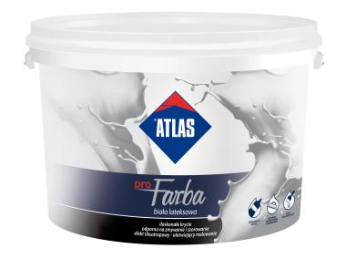 Zdjęcie: Farba wewnętrzna Profarba lateksowa biała 10 L ATLAS
