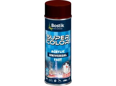 Zdjęcie: Lakier akrylowy Super Color Acrylic Universal Fast brązowy RAL 8011 400 ml BOSTIK3