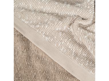 Zdjęcie: Komplet 2 szt. ręczników Tamina 50x90, 70x140 cm beżowo-brązowe EUROFIRANY