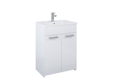 Zdjęcie: Zestaw mebli łazienkowych Formica szafka z umywalką 60 cm ELITA