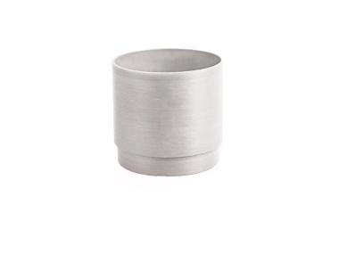Zdjęcie: Donica z surowców wtórnych 15,6x15,6x15 cm biała TIN TOURS