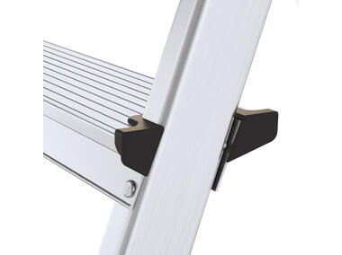 Zdjęcie: Drabina aluminiowa dwustronna 2x2 stopnie 125 kg Comfort DRABEST