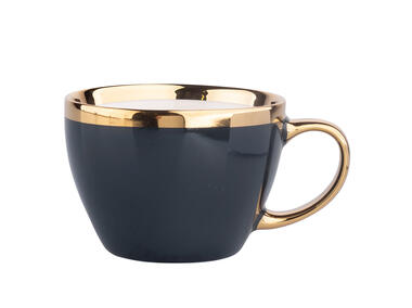 Zdjęcie: Filiżanka Aurora Gold 300 ml ciemny granat ALTOMDESIGN