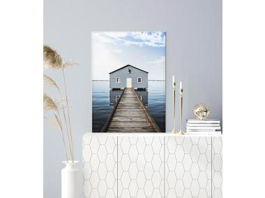 Zdjęcie: Obraz Glasspik Nature 50x70 cm Gl334 Blue H STYLER