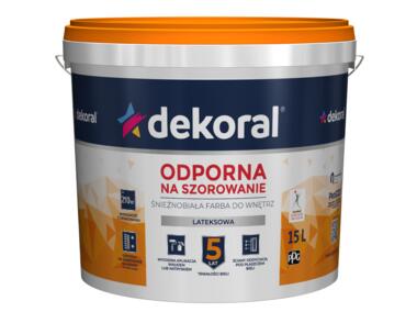Zdjęcie: Farba lateksowa śnieżnobiała 15 L DEKORAL