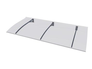 Zadaszenie Swing PT Secco 200x90x22 cm antracyt GUTTA