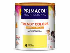 Farba Trendy Colors 2,5 L cytrynowa PRIMACOL DECORATIVE