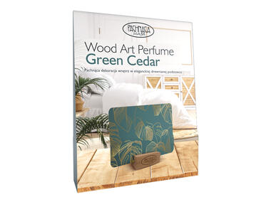 Zdjęcie: Odświeżacz wood art. perfume green cedar PACHNĄCA SZAFA