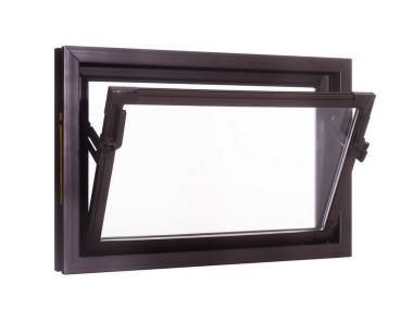 Okno PVC Kipp 80x60 cm brązowy szyba zwykła ACO