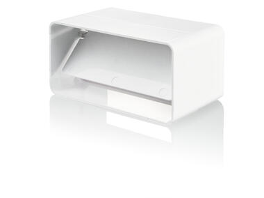 Zdjęcie: Łącznik kanałowy płaski z zaworem powrotnym 60x204 mm VENTIKA