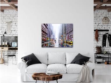 Zdjęcie: Obraz Canvas 85x113 cm St548 Yellow Taxi STYLER