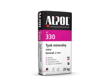 Tynk szary mineralny baranek 2 mm - 25 kg AT350 ALPOL