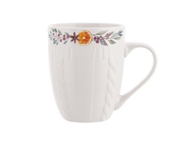 Zdjęcie: Kubek baryłka 330 ml dekor Winter tea ALTOMDESIGN