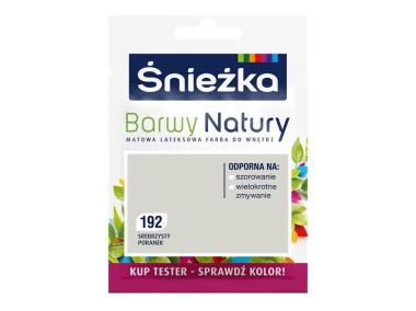 Zdjęcie: Farba Barwy Natury tester srebrzysty poranek 192 25ml ŚNIEŻKA