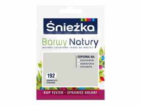 Farba Barwy Natury tester srebrzysty poranek 192 25ml ŚNIEŻKA