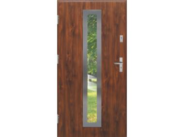 Zdjęcie: Drzwi zewnętrzne stalowo-drewniane Disting Otello 03 Dąb złoty 80 cm lewe KR CENTER