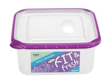 Zdjęcie: Pojemnik do żywności 850 ml kwadratowy art.51326 Fit and Fresh DECOR