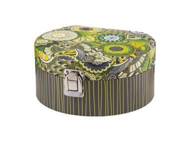 Zdjęcie: Pudełko tekturowe z lusterkiem i zamkiem Look 17x15,5x8 cm dżungla AMBITION