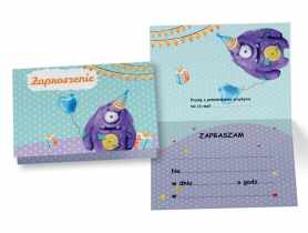 Zaproszenie ZZ-068 Potworek II KUKARTKA