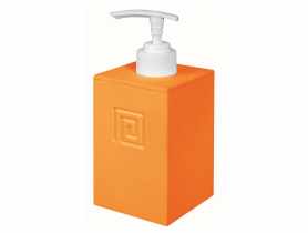Dozownik mydła Meander pomarańczowy BISK